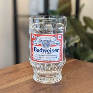 Vintage Budweiser glass mug